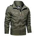Miniatyrbilde 2 av 5: Herre Vinter Hette Army Frakk Taktisk Militær Jakke Kamp Yttertøy Army Green 3XL