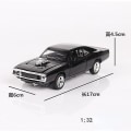 Miniatyrbild 5 av 5: 1:32 Snabb & Furious Dodge Sportbil Modell Simuleringsbil Modell Legering Leksaker White
