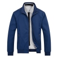 Miniatyrbilde 1 av 3: Herre Ensfarget Løs Casual Jakke Blue M