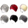 Miniatyrbilde 5 av 5: Dame Fluffy Faux Fur Russisk Hatt Dame Tykke Fluffy Skiluer Vinter Varme Hatter White
