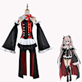 Miniatyrbild 1 av 5: Seraph Of The End Krul Tepes Cosplay Kostymset Med Peruk Häxa Vampyr Halloween Karneval Anime Kostym Without wig M