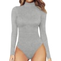 Miniatyrbilde 1 av 4: Dame enterprise høy hals langermet topp jumpsuit jumpsuit grey L