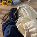 Miniatyrbillede 2 af 5: Herre Tykke Løse Afslappede Bukser Med Bomuld Polyester Materiale & Løs Pasform Design Fantastisk Gave Til Kæreste Eller Mand Apricot XL