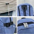 Miniatyrbilde 4 av 4: Ryggsekk for ungdomsskoleelever, utendørs reise, datamaskin, fritid Light blue