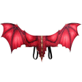 Miniatyrbilde 2 av 5: Halloween Dragevinge Cosplay Karneval Vinger For Voksne Rød Gul Eller Lilla Dyrevinger Halloween Kostyme Red