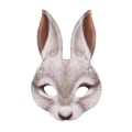 Miniatyrbillede 4 af 4: Jule Rotte Maskebal Maske Brown rabbit-mask