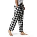 Miniatyrbilde 3 av 5: Bomullsvevde pyjamasbukser for menn, rutete lette lounge-sovebukser COLOR 2 M