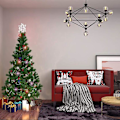 Miniatyrbild 2 av 5: 4-pack Merry Christmas Design Kuddfodral Prydnadskuddar för Soffa Julrumsdekorationer 45 x 45 cm