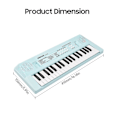 Miniatyrbild 5 av 5: Elektroniskt piano med minitangentbord 37-tangenters elektroniskt tangentbord piano barnens piano Blue