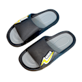 Miniatyrbild 1 av 5: Herr Sommar Cloud Tofflor Halkfria Snabbtorkande Öppen Tå Mjuka Sandaler För Inomhus Och Utomhus Black 42-43