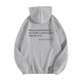 Miniatyrbillede 2 af 3: Dame Hættetrøjer med bogstavprint, afslappet sweatshirt, løs efterår langærmet sports gym pullover toppe Gray M