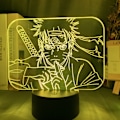 Miniatyrbillede 1 af 5: 3D natlys Naruto Team Uzumaki Naruto LED natlys