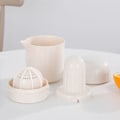 Miniatyrbillede 4 af 5: Manuel Juicer, Professionel Juicer med Beholder (Beige)