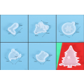 Miniatyrbillede 4 af 5: 14 Juleharpiks Stencils til Juledekorationer