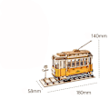 Miniatyrbilde 1 av 2: 3D-trepusles i tre, DIY-trespill for voksne og tenåringer #6