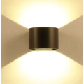 Miniatyrbilde 3 av 5: LED-vegglamper Moderne dimbare kontroller - nøytralt lys - svart
