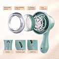 Miniatyrbilde 2 av 4: Anti-loing barbermaskin, elektrisk tekstilbarbermaskin 2 blader hvit