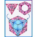 Pikkukuva 4 / 5: Magneettinen 3D-kääntöpalapelin kuutio Rubikin kuutio