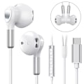 Pikkukuva 2 / 9: USB-C Kuulokkeet Samsung Galaxy S22 Ultra S21 FE S20 A53:lle, USB-C Kuulokkeet Mikrofonilla, In-ear Kuulokkeet Kaapelilla, USB Type C Kuulokkeet