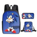 Miniatyrbilde 1 av 5: Sonic Student Skoleveske Tredelt