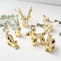 Miniatyrbilde 5 av 6: Keramiske dyrefigurer ornamenter (katt)