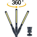 Miniatyrbild 2 av 5: USB-laddningsbar LED-arbetslampa 360 graders rotation, Uppladdningsbar
