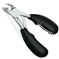 Miniatyrbillede 1 af 3: Negleklipper, Negleklipper Trimmer Til Tykke Negle（Sort