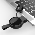 Miniatyrbillede 1 af 5: Bærbar iWatch USB trådløs oplader til Apple Watch (sort)