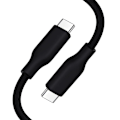 Miniatyrbilde 2 av 6: 100W USB Type C til USB Type C Kabel Oppgradert Hurtigladekabel Telefonlader Kompatibel med Alle Systemer black 1 meter