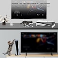 Pikkukuva 4 / 4: PS5 Slim Vaakateline, PS5 Slim Konsolin Jalusta, Jalusta Lisätarvike Yhteensopiva Playstation 5 Levy- ja Digitaalisten Versioiden Kanssa (FMY) Black