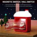 Miniatyrbillede 2 af 5: Snegl Hus Nattelys Vinter Snegl Hus LED Lampe
