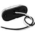 Miniatyrbillede 3 af 5: 8 stk. LED sidemarkeringslys Positionslys Forreste Bageste Sidelampe 12V 24V Universal til Trailer Lastbil Campingvogn Van Bus Traktor, Hvid, 12v