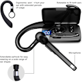 Pikkukuva 5 / 8: Langattomat kuulokkeet matkapuhelimeen, Bluetooth 5.1 -kuulokkeet langattomat kuulokkeet latauskotelolla, mikrofoni