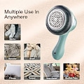 Miniatyrbilde 3 av 4: Anti-loing barbermaskin, elektrisk tekstilbarbermaskin 2 blader hvit