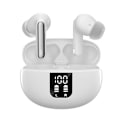 Miniatyrbild 1 av 6: HONGDE Trådlösa Hörlurar Bluetooth, Lång Speltid, LED Strömdisplay, IP7 In-Ear Hörlurar med Mikrofon för iPhone Android white