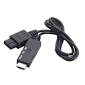 Pikkukuva 1 / 6: N64-urosolta HDMI-yhteensopiva urosmuunnin SNES/NGC/SFC/N64:lle 720P 1080P Adapteri Johto Kaapeli HDMI-yhteensopiva Link-kaapeli