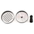 Miniatyrbild 5 av 5: Plast handtag manuell non-stick belagd köttfärspajpress