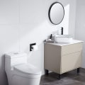 Miniatyrbillede 5 af 5: Indbygget toiletpapirholder til vægmontering
