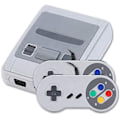 Pikkukuva 1 / 5: Harmaa ja valkoinen koneverkko TV-pelikonsoli mini 8 bit