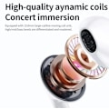 Miniatyrbild 7 av 7: Typ C 3,5 mm Trådbunden Hörlurskabel In-Ear Brusreducerande Gaminghörlurar med Mikrofon för Apple Samsung Android Smartphones White(for iPhone) Built-in Microphone