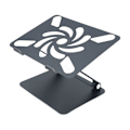 Miniatyrbillede 6 af 8: Computerbord Stand Aluminiumlegering Foldbar Justerbar Højde Laptop Kølebeslag til Laptop Notebook Tablet