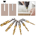 Miniatyrbilde 2 av 4: 6 stk komposit tappning bits hexagonale skaft bor Short