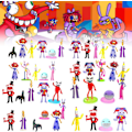 Miniatyrbillede 2 af 7: 6 Fantastiske Digitale Cirkus Figurer Sæt, Pomni Jax Model Legetøj Til Børn Gaver, De Fantastiske Digitale Cirkus Samleobjekter Anime Figurer 6pcs-c