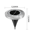 Miniatyrbillede 3 af 3: 2 stk. solgulvlamper 16 LED-lamper hvidt lys sort