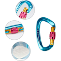 Miniatyrbild 2 av 5: Karbinhake 2-pack Aluminiumkarbinhake Remmutter, D-form