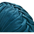 Pikkukuva 4 / 5: Pyöreä tyyny, samettinen kurpitsatyyny 35cm Tatami (tummansininen)