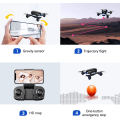 Miniatyrbilde 4 av 5: Mini Drone, 4K HD vidvinkel Quadcopter Posisjoneringskamera, Svart