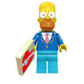 Miniatyrbillede 4 af 5: 8 stk. The Simpsons Minifigurer Børns Pædagogiske Samlede Byggeklodser Legetøj