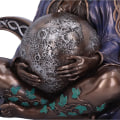 Miniatyrbillede 4 af 4: Moder Jord Gudinde Statue, Gaia Statue til Hjem Håndværk