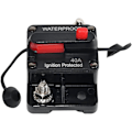Miniatyrbilde 3 av 4: Strømbryter Vanntett bilstereo innebygd strømbryter DC 12V-48V (40A)